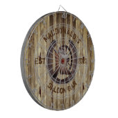 Rustic western saloon bar dart board dartbord (Voorkant Links)