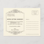 Rustic Western sparen het Briefkaart van de Foto v (Achterkant)