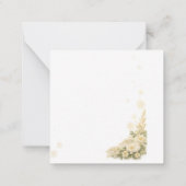 Rustic Western Wedding Invitation Notitiekaartje (Achterkant)