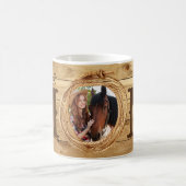 Rustic Westerne Rodeo Mam Foto Koffiemok (Center)