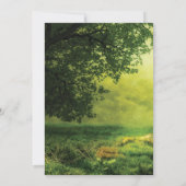 Rustic Whimsical Woodland Wedding Kaart (Achterkant)