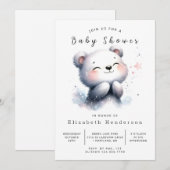 Rustic Whimsy Beer Baby shower Kaart (Voorkant / Achterkant)
