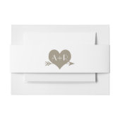 Rustic Whimsy Invitation Belly Band Uitnodigingen Wikkel (Voorkant Voorbeeld)
