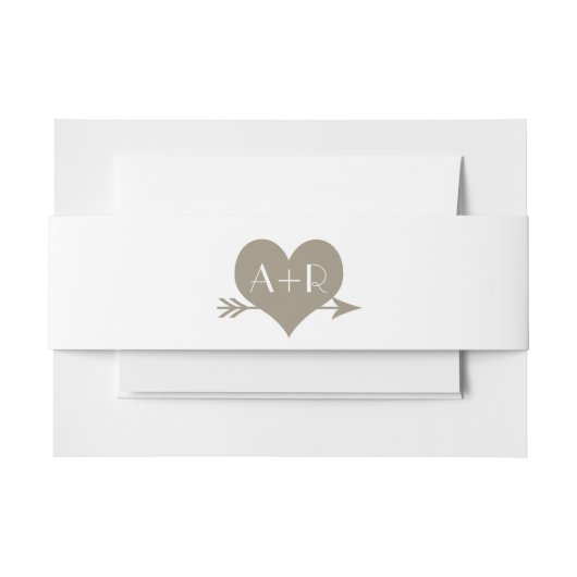 Rustic Whimsy Invitation Belly Band Uitnodigingen Wikkel (Voorkant Voorbeeld)