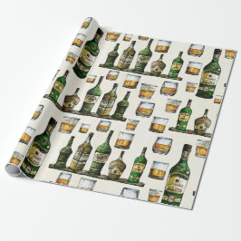 Rustic Whiskey Cadeaupapier