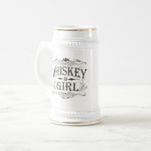 Rustic Whiskey Girl Bierpul (Voorkant links)