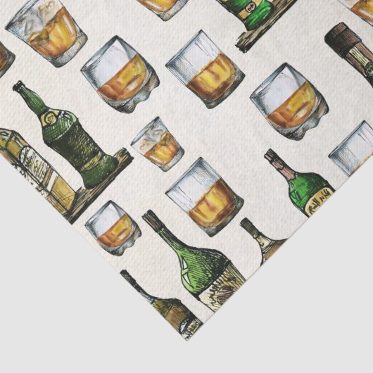 Rustic Whiskey Tissuepapier (Detail)