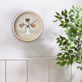 Rustic White 3 foto stamboom gepersonaliseerd