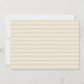 Rustic White Brushed Script Weddenfoto Bedankkaart (Achterkant)