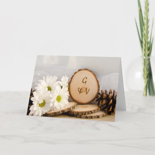 Rustic White Daisies Bossen Wedding (Voorkant)
