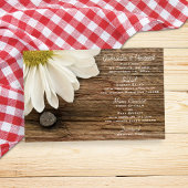 Rustic White Daisy en Barn Wood Boerderij Wedding 