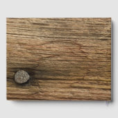 Rustic White Daisy en Barn Wood Country Weddenscha Gastenboek (Achterkant)