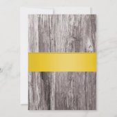 Rustic White Frangipani Flower Beach Wedding Kaart (Achterkant)