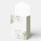 Rustic White Greenery Floral Bunch Vrijgezellenfee Bedankdoosjes (Geopend)