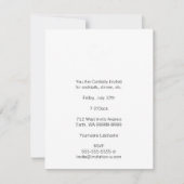 Rustic White Letterpress Ampersand Kaart (Voorkant)