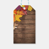 Rustic White Milk Jug met Flowers Dank je Cadeaulabel (Achterkant)