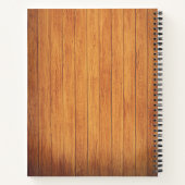 Rustic White Milk Jug met Oranje bloemen Foto Notitieboek (Achterkant)