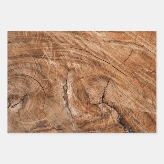 Rustic White Poinsettia en Greenery Inpakpapier Vel (Voorkant 2)