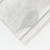 Rustic White Shiplap Wood Boxwood Home Fleece Deken (Hoek)