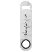 Rustic White Sister of the Bride, bevroren Pines R Speed Flessenopener (Voorkant)