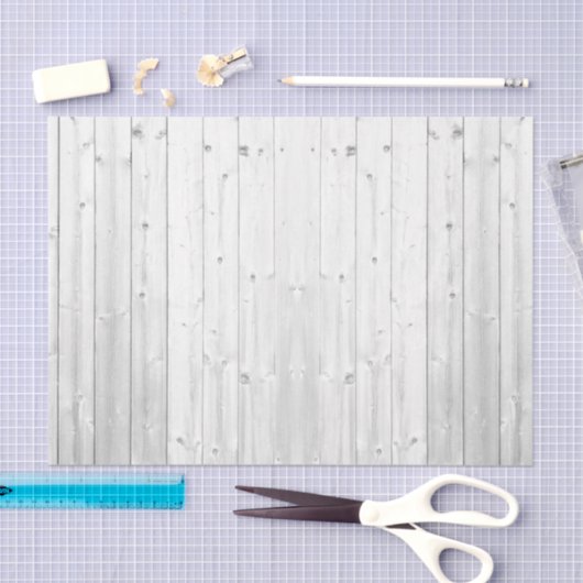 Rustic White Weathered Background Decoupage Tissuepapier (Craft)