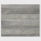 Rustic White Wood Cadeaupapier (Vlak)