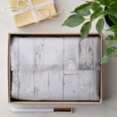 Rustic White Wood Shabby Chic Laurel Wedding Tissuepapier (Geschenk)