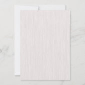 Rustic White Wood Wedding Kaart (Achterkant)