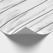 Rustic Whitewash Grunge Weathered Wood Cadeaupapier (Hoek)