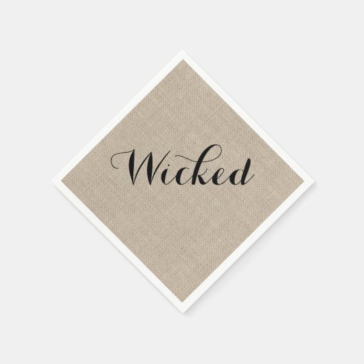 Rustic Wied Halloween Napkin Servet (Hoek)
