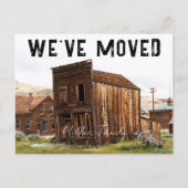 Rustic wij hebben de Nieuwe Aankondiging van de Be Briefkaart (Voorkant)