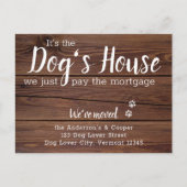 Rustic wij hebben de Nieuwe Beweging van de Dog va Aankondigingskaart (Voorkant)