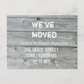 Rustic wij hebben de Nieuwe Witte Aankondiging van (Voorkant)