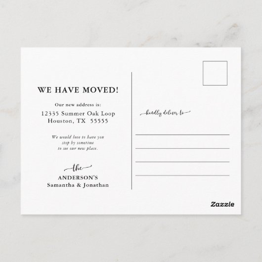 Rustic wij hebben het Nieuwe Briefkaart van het Ad (Achterkant)