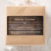 Rustic wij hebben het Nieuwe Etiket van het Adres (Insitu)