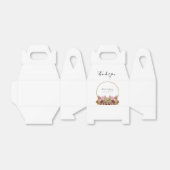 Rustic Wild Flower Bouquet Wedding Bedankdoosjes (Uitgevouwen)