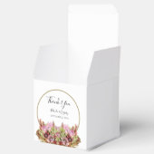 Rustic Wild Flower Bouquet Wedding Bedankdoosjes (Geopend)