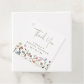 Rustic Wild Flowers Vrijgezellenfeest Hartelijk da Bedankjes Labels (In situ)