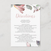 Rustic Wild Flowers Wedding Informatiekaartje (Voorkant)