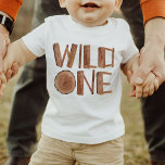 Rustic Wild One 1e verjaardag<br><div class="desc">Rustiek wild een 1e verjaardag t-shirt</div>