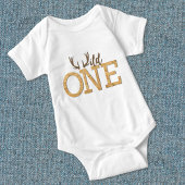 Rustic Wild One 1e verjaardag Romper