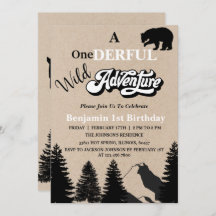 Rustic Wild One Adventure First Birthday Party