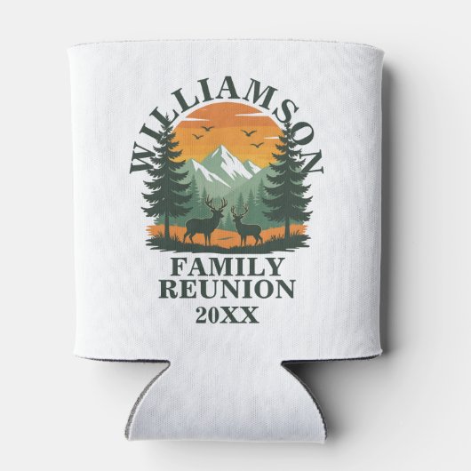 Rustic Wilderness Family Reunion Blikjeskoeler (Achterkant)