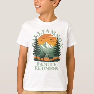 Rustic Wilderness Family Reunion  Kinder T-shirt