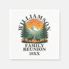 Rustic Wilderness Family Reunion Servet