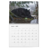 Rustic Wilderness Wolf Muurkalender Kalender (Mar 2027)