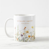 Rustic Wildflower Business Koffiemok (Links)