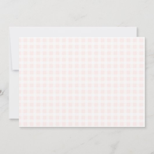 Rustic Wildflower Mason Jar Picnic Baby shower Kaart (Achterkant)