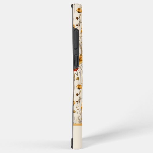 Rustic Wildflower Monogram - Boho Floral Pattern Samsung Galaxy Hoesje (Rechterkant)