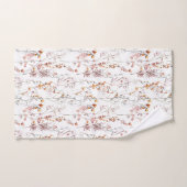 Rustic Wildflower Pattern Bad Handdoek (Handdoek)